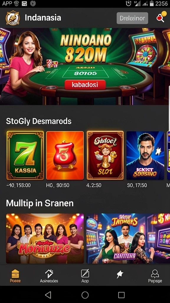 678luck - Tampilan antarmuka permainan yang sleek dan modern.