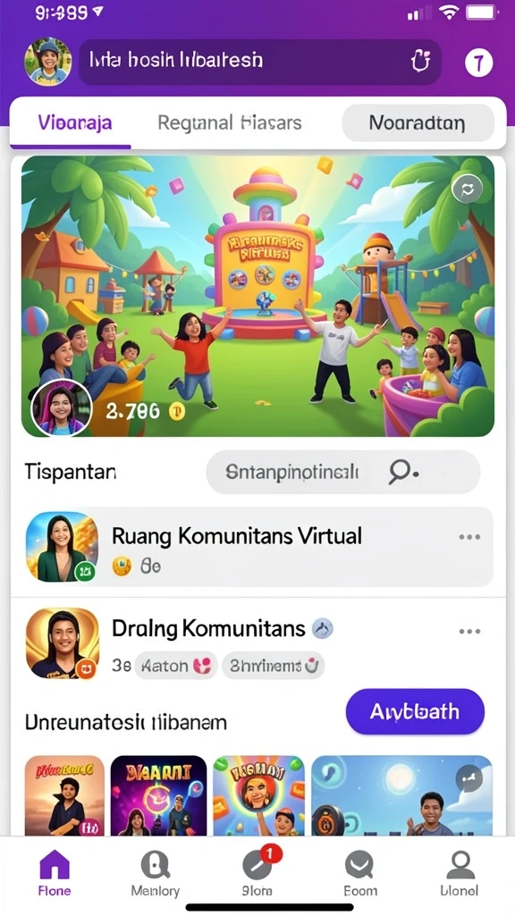 kkrp - Mode permainan yang beragam dan seru.