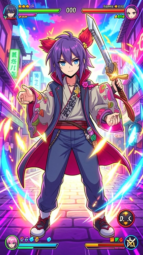 melody77 - Screenshot saat pengguna berkompetisi di mode multiplayer.