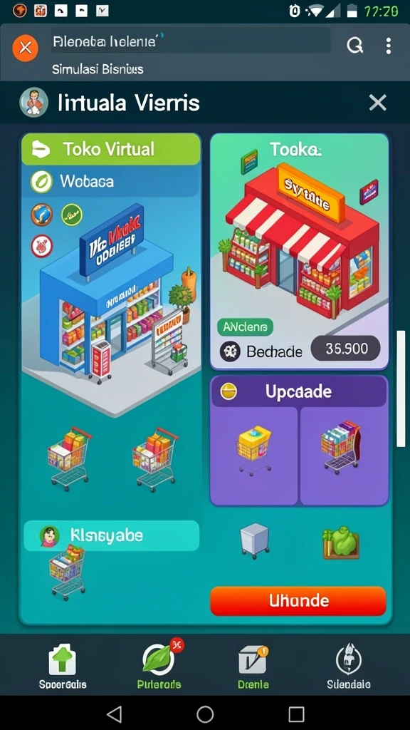 monte77 - Tampilan antarmuka yang menarik dan user-friendly.