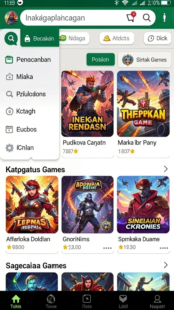 prg007 - Tampilan karakter utama dalam petualangan.