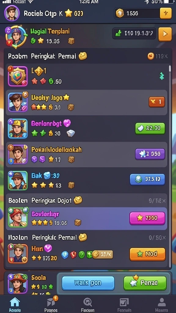 toopgws - Tangkapan layar menampilkan karakter utama dalam permainan.